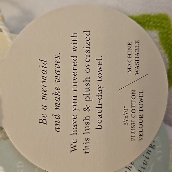 Spartina 449 Beach Towel Flamingo Pineapple NEW - Picture 6 of 8